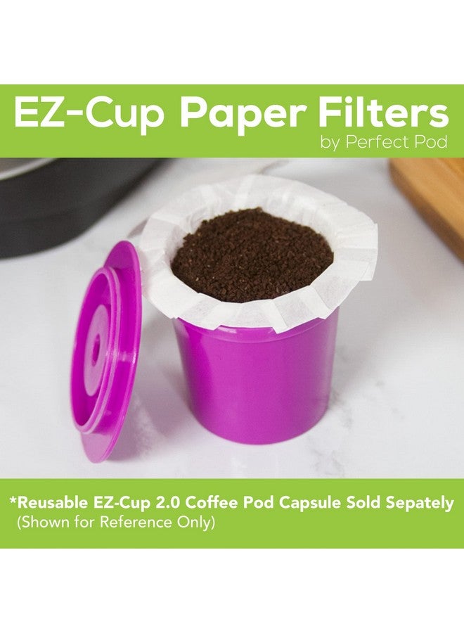 بيرفيكت بود مرشحات ورقية للاستخدام مرة واحدة من Perfect Pod EZ-Cup بتصميم غطاء حاصل على براءة اختراع لكبسولات القهوة القابلة لإعادة الاستخدام، عبوة من 8 قطع (400 مرشح)  - Image 2