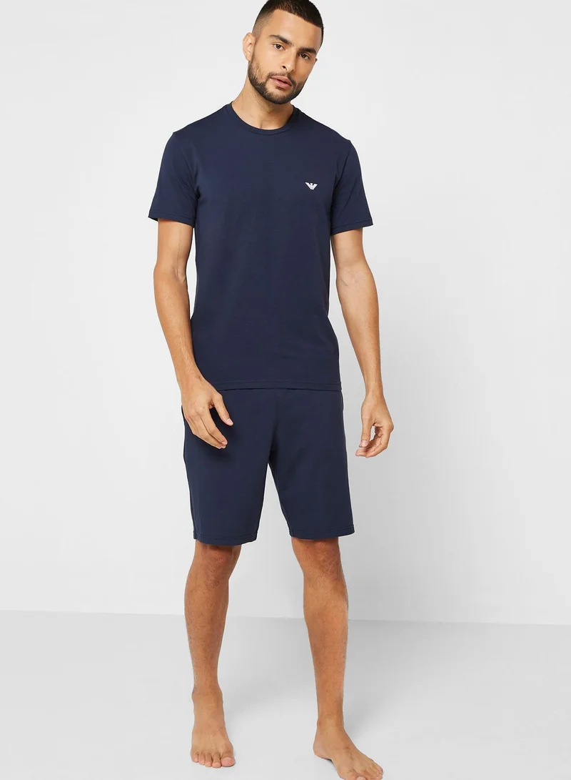 EMPORIO ARMANI Logo Pyjama Set