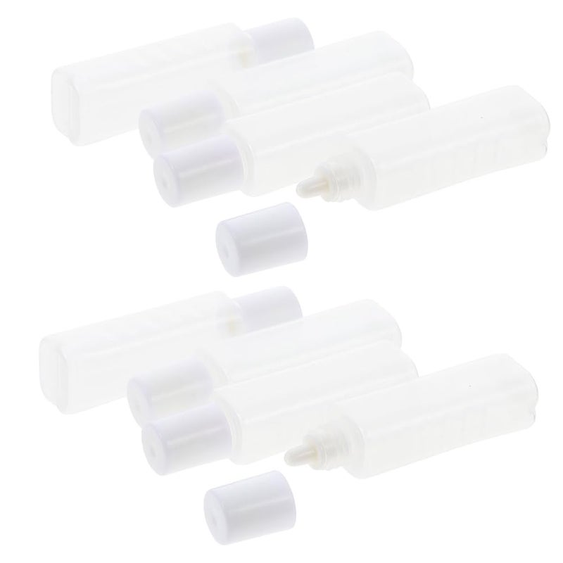 Healifty 30PCS 3ML Empty Plastic Squeezable Eye Liquid Dropper Bottles with Screw Cap, Portable Travel Empty Cosmetic Lens Care Bottle, Mini Refillable Plastic Droper Bottle - Image 1