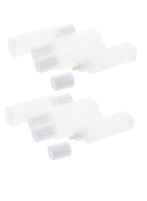 Healifty 30PCS 3ML Empty Plastic Squeezable Eye Liquid Dropper Bottles with Screw Cap, Portable Travel Empty Cosmetic Lens Care Bottle, Mini Refillable Plastic Droper Bottle