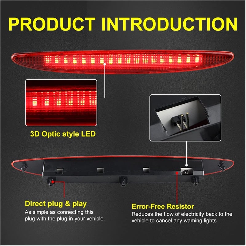 QASULER High Mount Brake Light for BMW MINI Cooper - Image 4