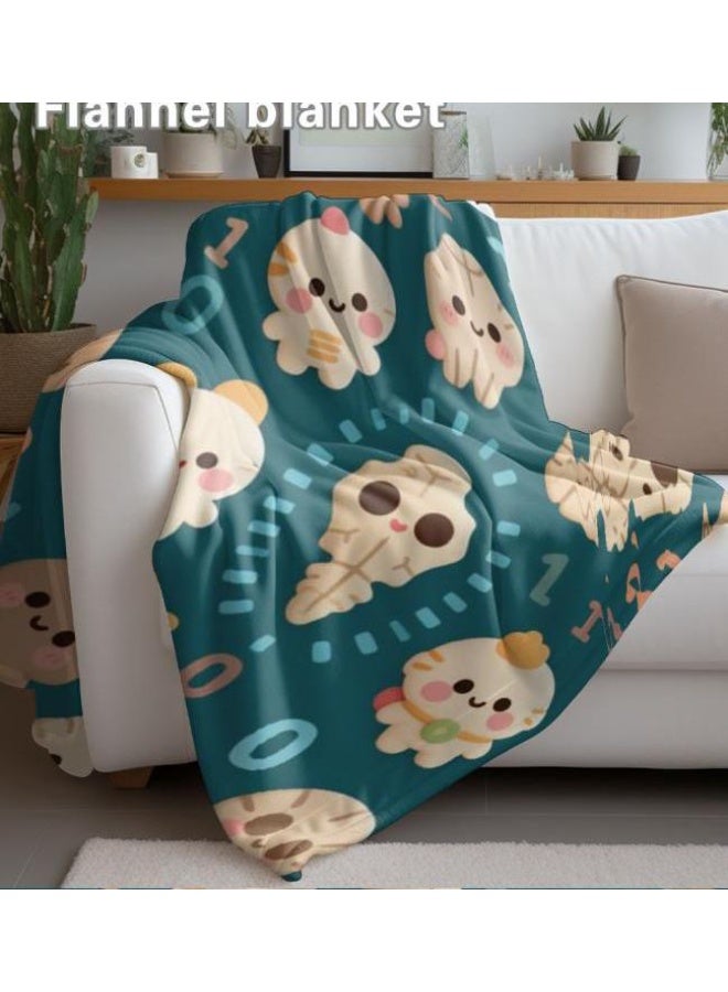 general Flannel thin blanket (warm and comfortable, suitable for sleep, gaming, dust removal and sandproof) 150cm*200cm - 560 - Image 3