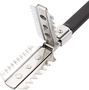 ANGGREK Razor Comb Doubleedge Razor Blades Manual Hair Cutting Thinning Barber Comb Shaper Hair Razor With Comb - Image 2