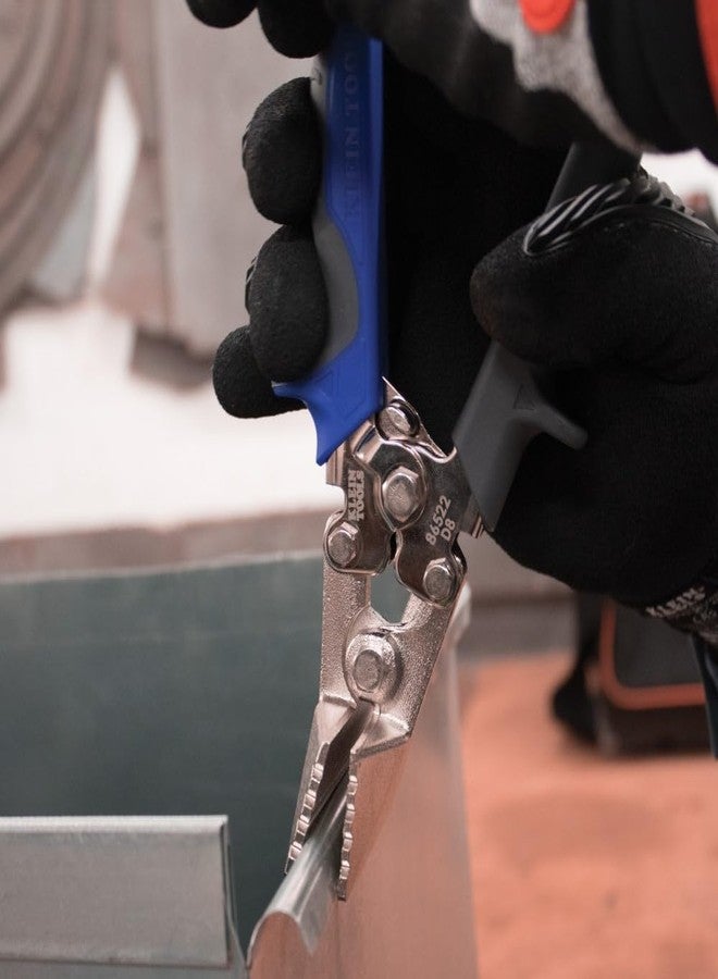 Klein Tools 86522 Hand Seamer, Straight Metal Seamer has 3-Inch Jaw, for 22 Gauge Steel and 24 Gauge Stainless - Image 4