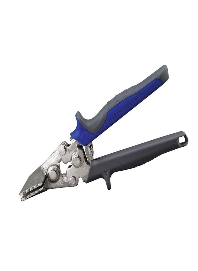 Klein Tools 86522 Hand Seamer, Straight Metal Seamer has 3-Inch Jaw, for 22 Gauge Steel and 24 Gauge Stainless - Image 1