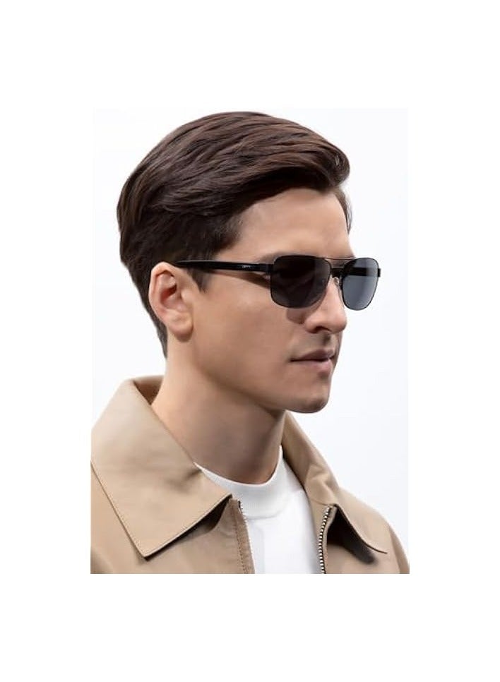 بروماس نظارات شمسية كلاسيكية للرجال - نظارات شمسية مستقطبة بأذرع من الأسيتات للحماية من الأشعة فوق البنفسجية - Image 2