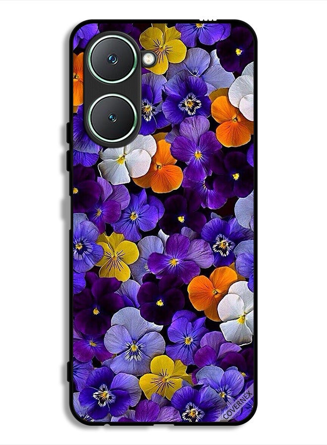 Covernex Vivo Y18i 4G Protective Case Cover Small Flowers