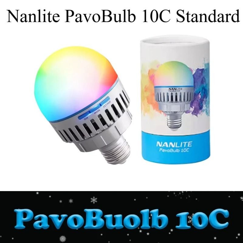Nanlite PavoBulb 10C Standard RGB Smart LED Light Bulb 10W 2700k-7500k Full-Color Cri95 Tlci97 for Photography - Image 2