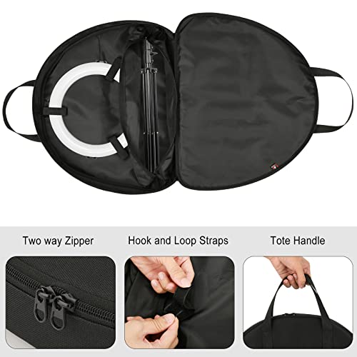 TXEsign Ring Light Case for 10" Selfie Ring Light & Tripod Stand - Protective Storage Bag for YouTube, TikTok & Self Portrait Shooting - Image 5