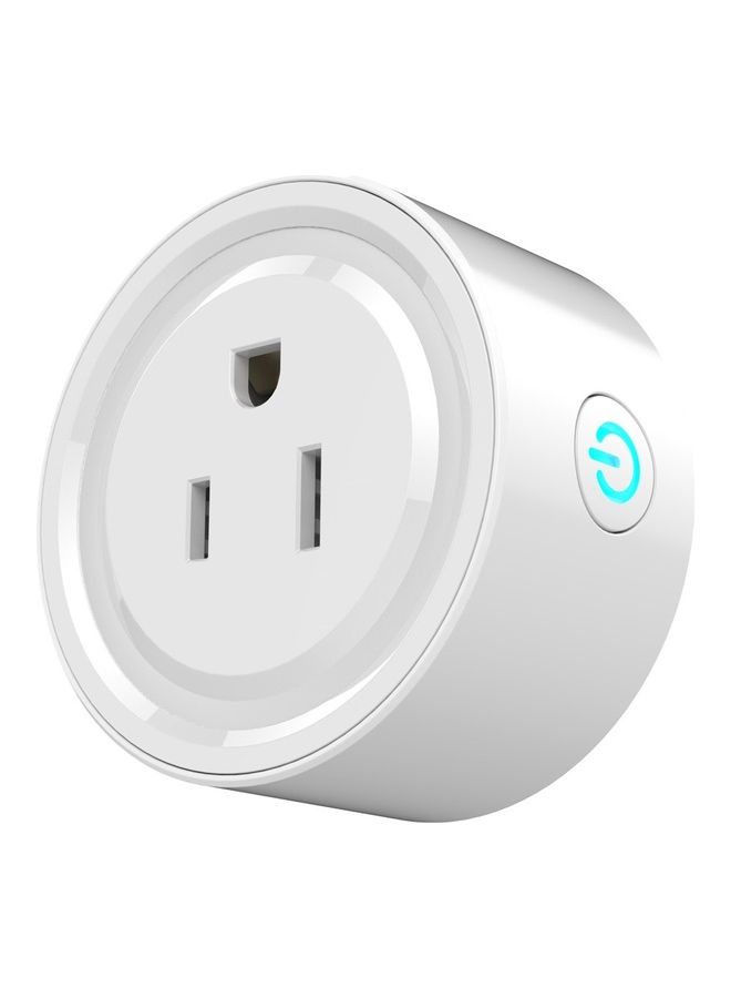 NIBEMINENT 2-Piece Mini Socket with On/Off Switch And WiFi Comaptibility White  - Image 4