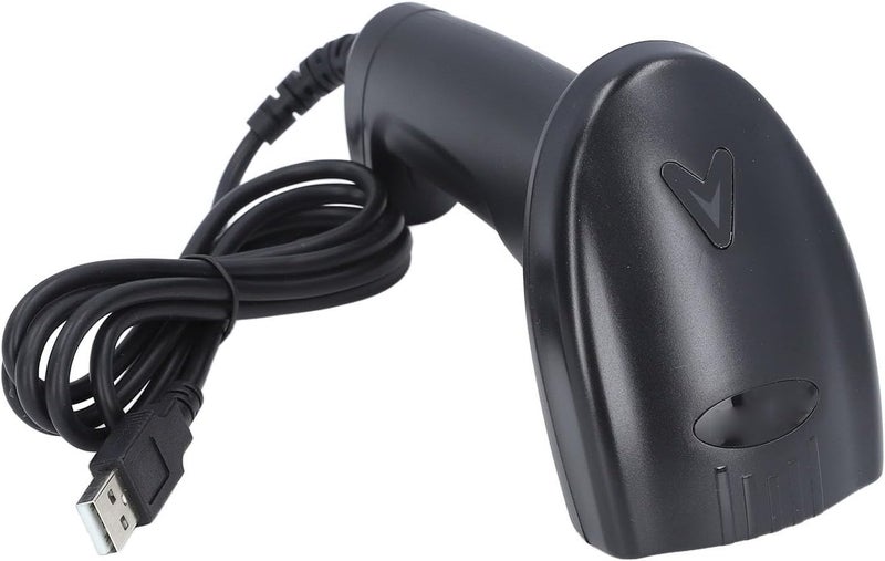 ماسح باركود سلكي عالي الأداء من Karlak عبر USB للمسح السريع للباركود، ماسح يدوي مناسب لمطاعم ومحلات الحلويات - Image 3