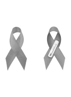 Grey BrainCancer Awareness Ribbon