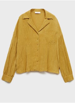 MANGO Pocket Textured Shirt  - Image 5