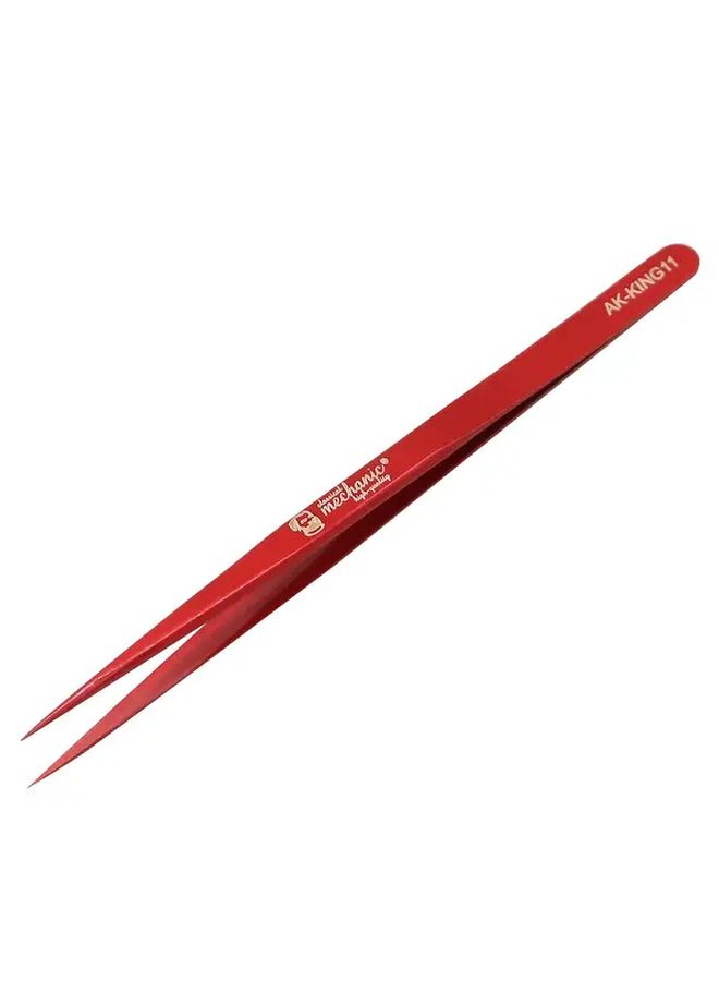 Curved Straight Stainless Steel Tweezer For Phone Motherboard Repair And Nail Art - Image 2