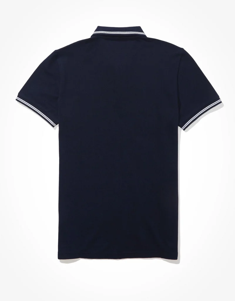 American Eagle  AE Slim Fit Pique Polo Shirt for Men | Best Price UAE