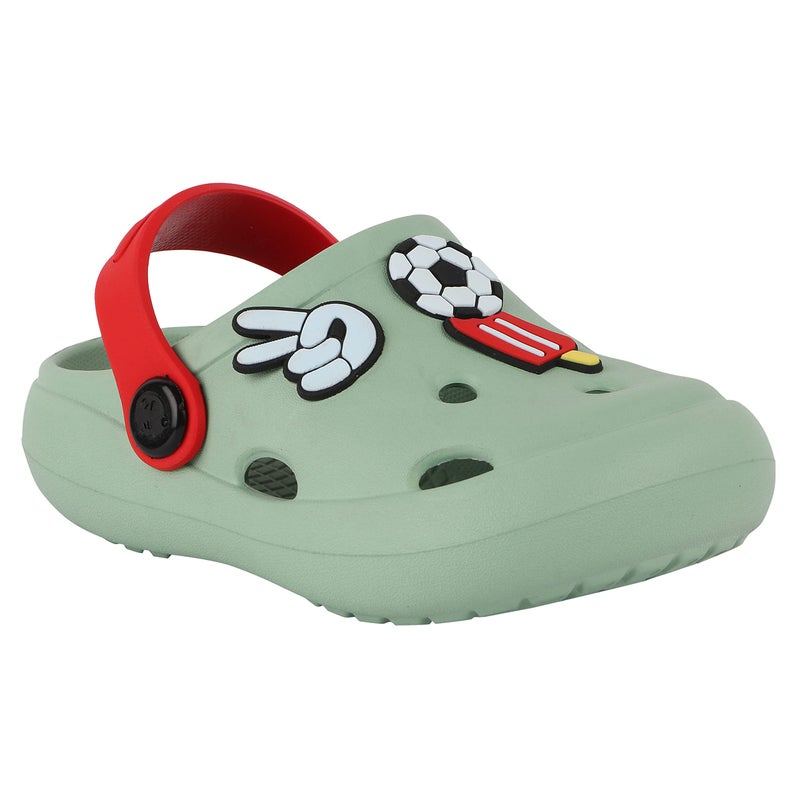 Neoz Casual Slingback Clogs for Kids with Soft Sole | Slip-On Breathable, Lightweight | Comfortable & Durable | Stylish Indoor & Outdoor Sandals Clogs for Kids, K-TOYZ-MINT_6 - Image 5