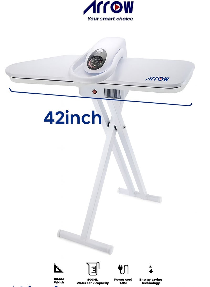 Arrow 42 INCH, STEAM PRESS WITH STAND| Steam Press with Digital Panel | Portable and easy to store | Digital display Touch Screen | Removable water tank for easy water refilling| Model Name: RO-42ESPC - Image 1