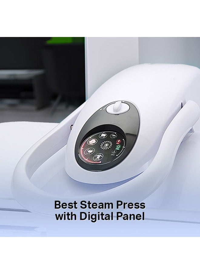 Arrow - STEAM PRESS WITH STAND, 01 90MM | Steam Press with Digital Panel | Portable and easy to store | Digital display Touch Screen | Removable water tank for easy water refilling| Model Name: RO-42ESPC - Image 1