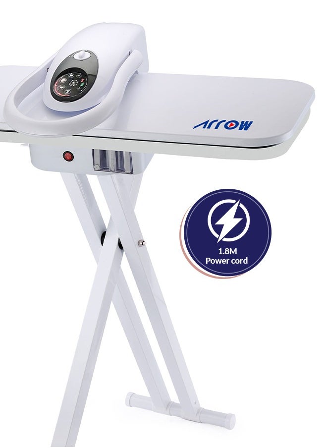 Arrow STEAM PRESS WITH STAND, 01 90MM | Steam Press with Digital Panel | Portable and easy to store | Digital display Touch Screen | Removable water tank for easy water refilling| Model Name: RO-42ESPC  - Image 5