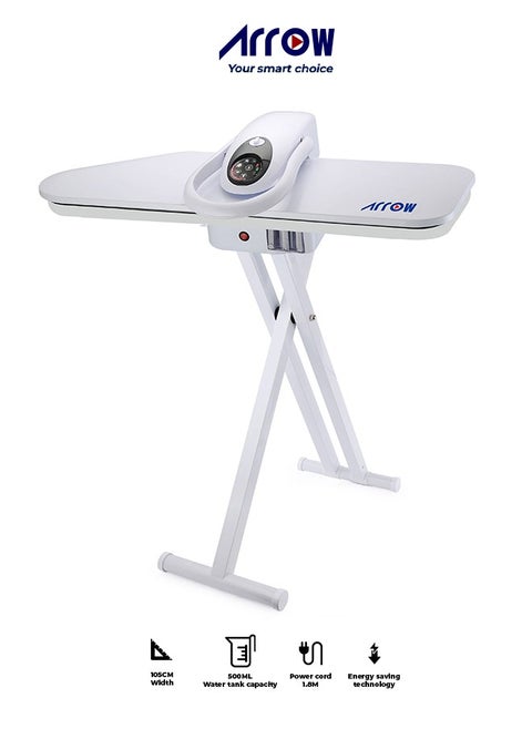STEAM PRESS WITH STAND, 01 90MM | Steam Press with Digital Panel | Portable and easy to store | Digital display Touch Screen | Removable water tank for easy water refilling| Model Name: RO-42ESPC