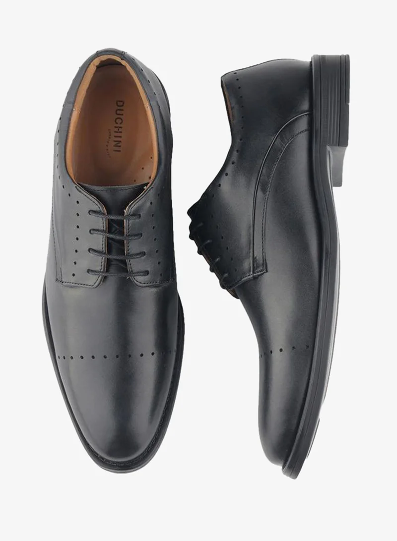 DUCHINI BLACK Men Lace-Up Derby Shoes for Men | Best Price UAE