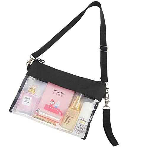 Clearworld Clear Bag for Stadium Events, Clear Crossbody Purse Bag for women, Stadium Approved for Concerts Sports Events Festivals - Image 1