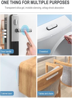 Generic Cabinet Door Bumpers, 30pcs Self-Adhesive Cabinet Rubber Bumper Strip Door Bumpers Backing Furniture Bumper  for Kitchen Cabinets Car Doors, Furniture  - Image 5