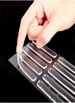 Generic Cabinet Door Bumpers, 30pcs Self-Adhesive Cabinet Rubber Bumper Strip Door Bumpers Backing Furniture Bumper  for Kitchen Cabinets Car Doors, Furniture  - Image 3