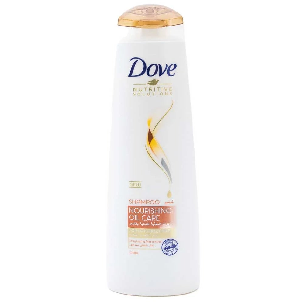 Dove Nourishing Oil Care Shampoo for Dry Frizzy Hair 400ml