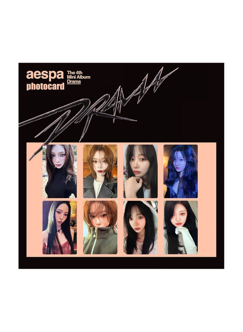 NIBEMINENT 8 قطع بطاقات لومي كيبوب آيسبا دراما لهدايا مجموعة المعجبين - Image 2