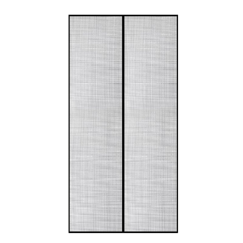 Magnetic Screen Door: 24 Powerful Magnets Black Mesh - Hands-Free Auto-Closure Easy Installation Mesh Curtain for Home Doorways - Image 1