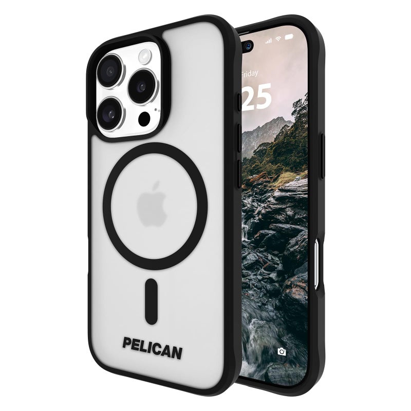 Pelican Ranger iPhone 16 Pro Case Compatible with MagSafe Rugged Magnetic Phone Case with 12ft MilitaryGrade Drop Protection Heavy Duty Phone Cover for iPhone 16 Pro Frosted Clear - Image 2