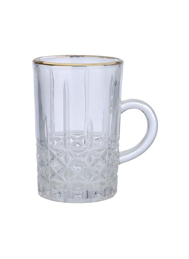 Alsaif Teapot Set With Handle 6 Pieces Clear  - Image 2