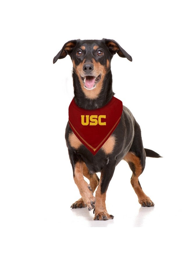 Pets First NCAA USC Trojans TIE Bandana, Size Small/Medium. Dog Bandana Scarf Bib for Pet Cat Dog. The Ultimate Game-Day, Party Bandana - Image 3