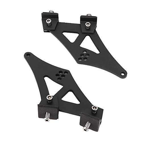 EVGATSAUTO Spoiler Mount Brackets, 5" Universal Car CNC Aluminum Alloy Rear Wing Trunk Racing Tail Spoiler Legs Mount Brackets - Image 3