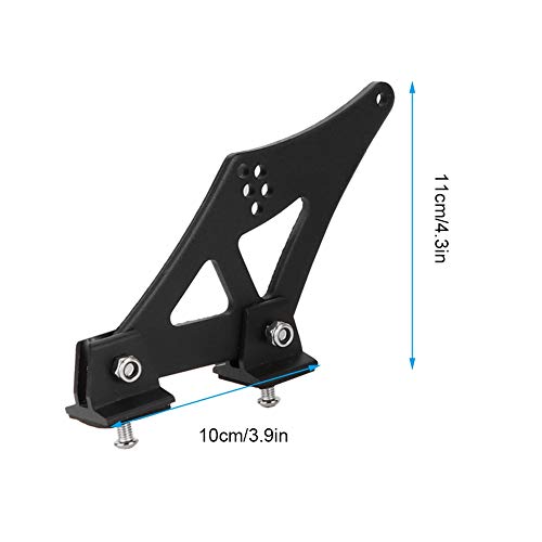 EVGATSAUTO Spoiler Mount Brackets, 5" Universal Car CNC Aluminum Alloy Rear Wing Trunk Racing Tail Spoiler Legs Mount Brackets - Image 2
