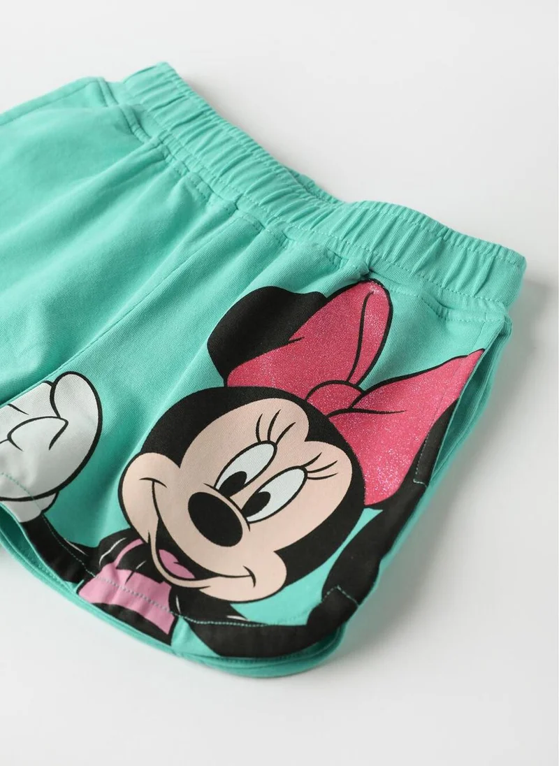 Zippy Shorts for Baby Girls 'Minnie', Aqua Green