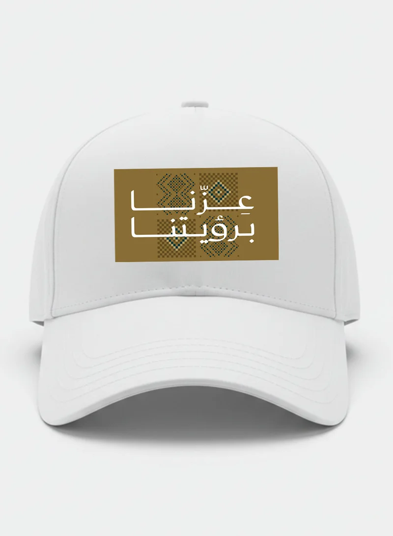 LOWHA Cotton Cap for Saudi National Day with Celebration Phrase Design
