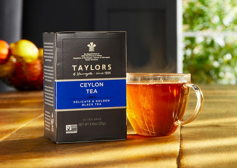 Taylors of Harrogate Pure Ceylon Tea - 50 Teabags - Image 4