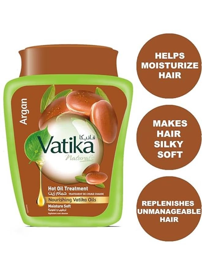 فاتيكا ناتشورالز، حمام الزيت الساخن بالأرغان و زيوت فاتيكا المغذية، ١ كجم - Image 3