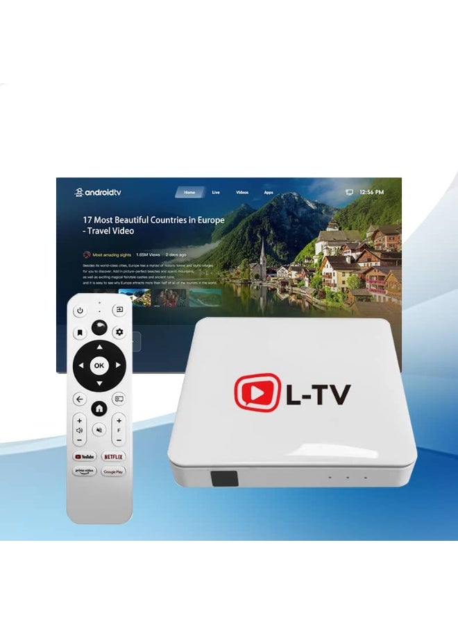 android TV system TV BOX 4K HDR + Streaming Devices model name L-TV - Image 1