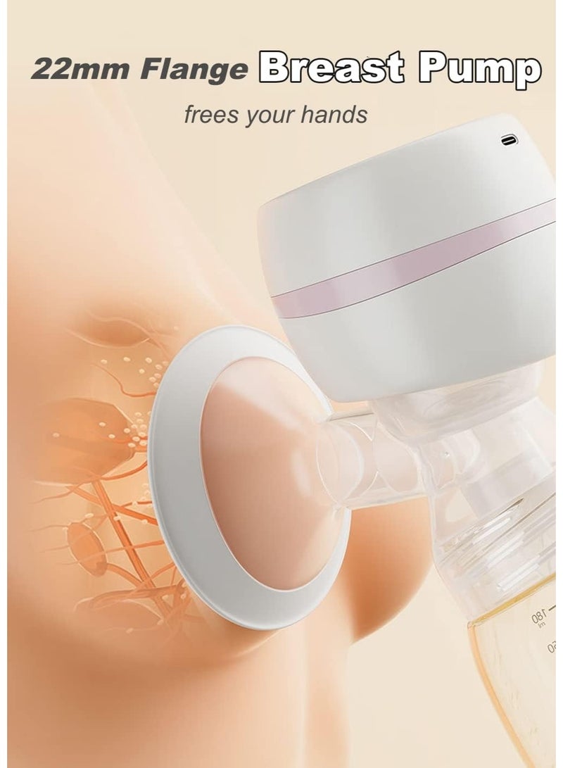 NANAO مضخة ثدي كهربائية، مضخات ثدي محمولة مضادة للارتجاع، 2 وضعيات و 9 مستويات شاشة تعمل باللمس LED، قابلة للشحن عبر USB، فائقة الهدوء وخالية من الألم - Image 3