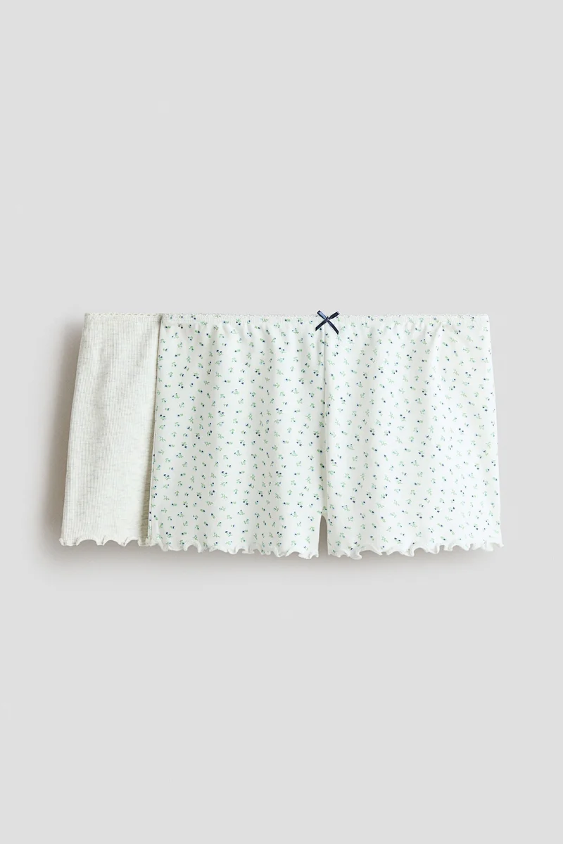 H&M 2-pack cotton pyjama shorts
