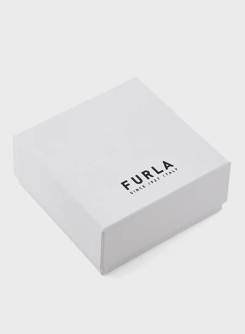 Furla Lady Br Chained Logo Yg Ss W/Pearls  F24