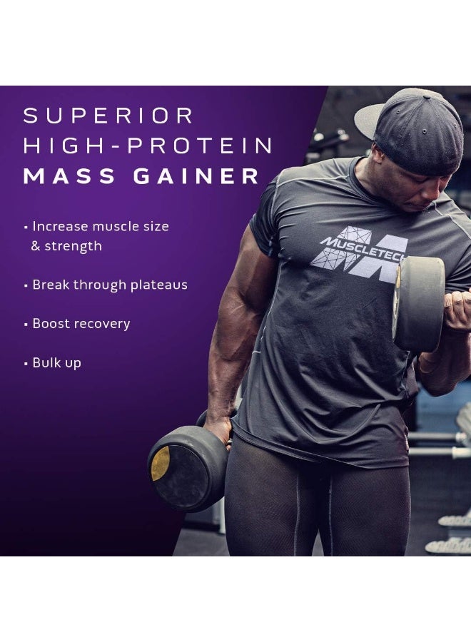MuscleTech 100% Mass Gainer Vanilla Milkshake Protein Powder 515Lbs