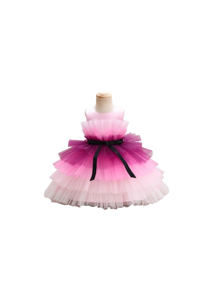 D'Daniela Tiered Tulle Dress - Image 4