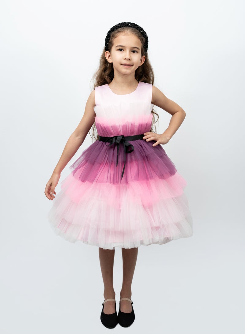 D'Daniela Tiered Tulle Dress - Image 1