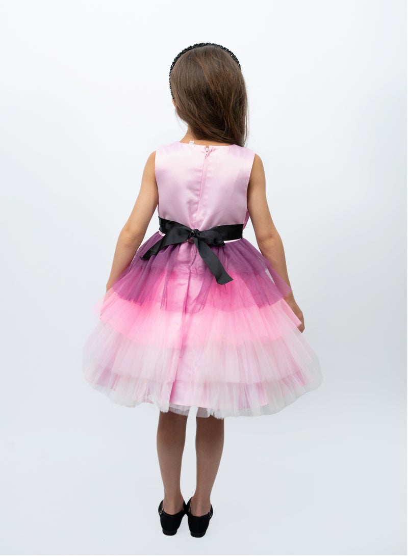 D'Daniela Tiered Tulle Dress - Image 3