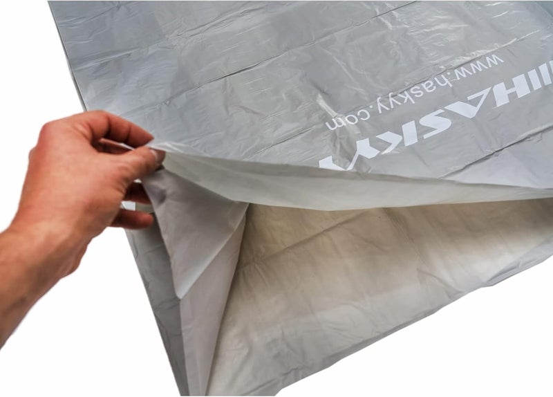 HASKYY 4-Piece XXL Tyre Bag Bag Set 110 x 110 cm I 15-16-17-18-19-20-21-22 Inch I Premium Tyre Protective Cover Bag Set for Tyre Storage, Transport and Storage - Grey - Image 4