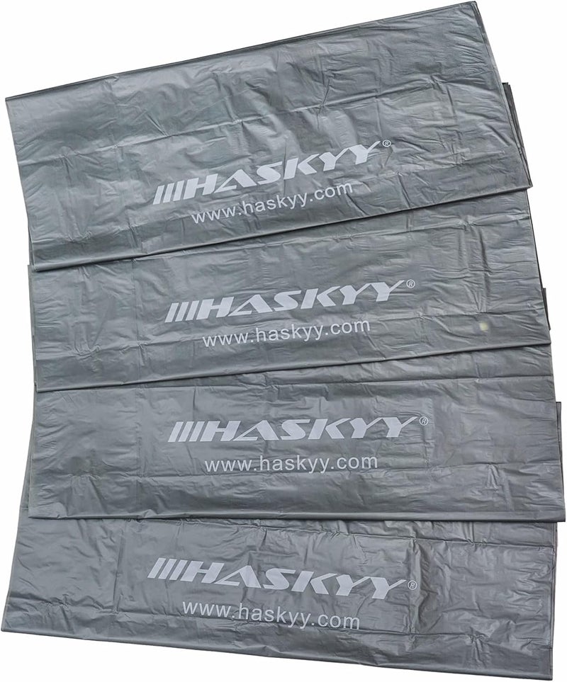 HASKYY 4-Piece XXL Tyre Bag Bag Set 110 x 110 cm I 15-16-17-18-19-20-21-22 Inch I Premium Tyre Protective Cover Bag Set for Tyre Storage, Transport and Storage - Grey - Image 2